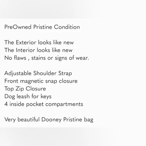 Dooney & Bourke Vintage - Pristine Signature Monogrammed 1975 Bucket Bag W/COA - Picture 13 of 14